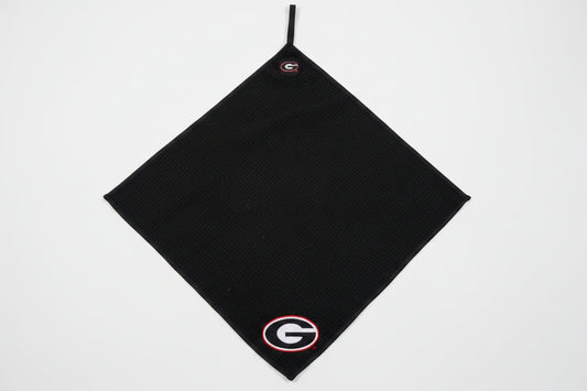 Georgia Bulldogs NCAA Magnetic Embroidered Golf Towel – 15" x 15" - Club Rehab