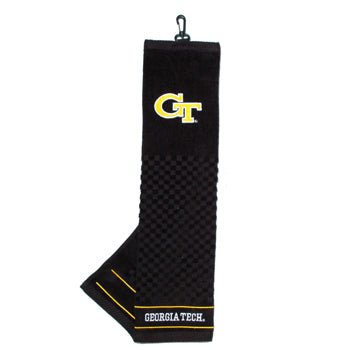 Georgia Tech Yellow Jackets embroidered golf towel