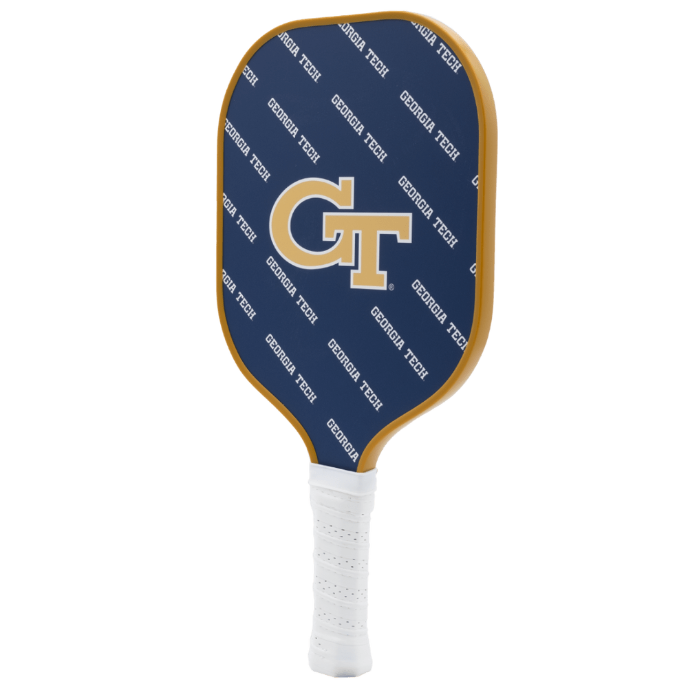 Georgia Tech Yellow Jackets Pickleball Paddle | Carbon Fiber Face | 12mm Core - Club Rehab