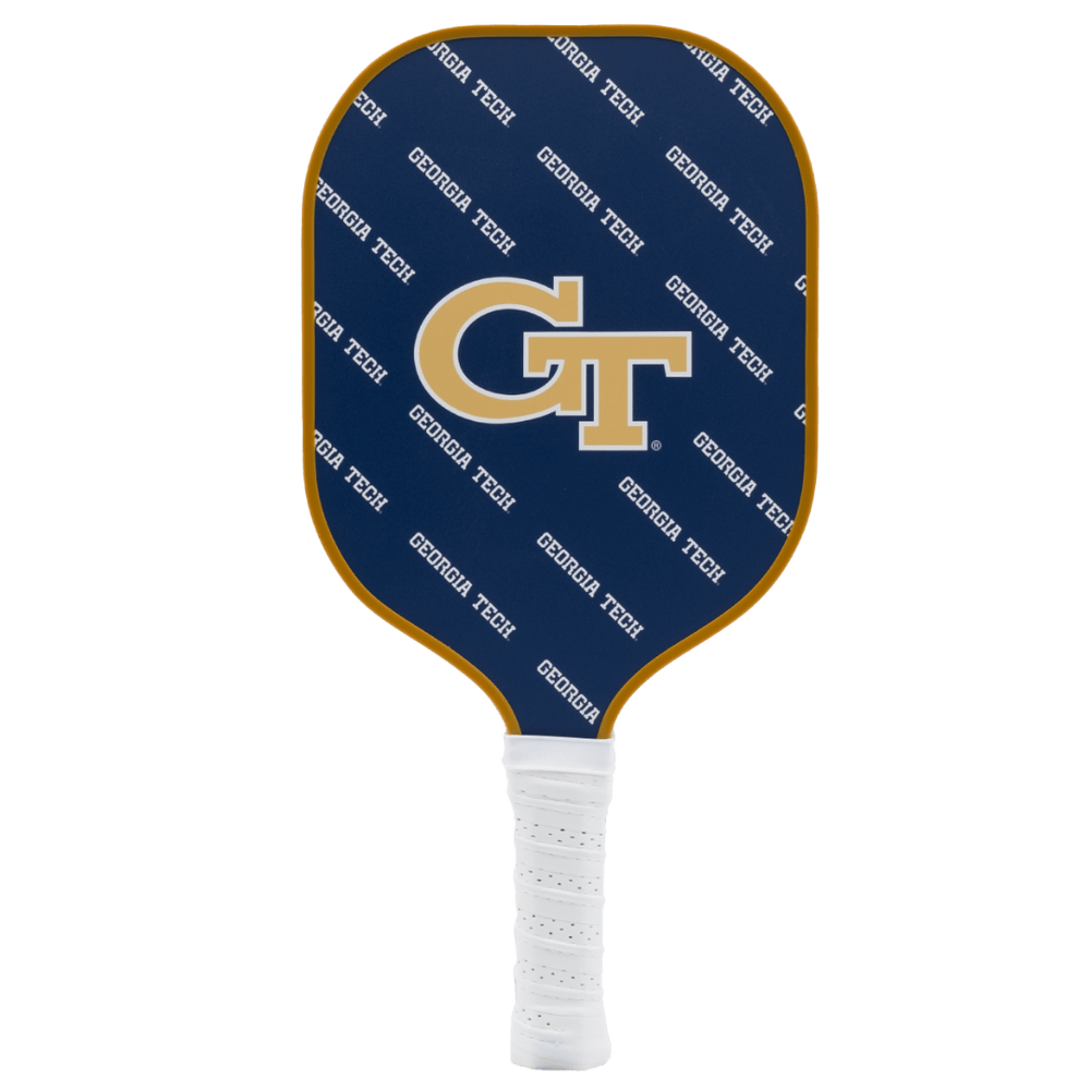 Georgia Tech Yellow Jackets Pickleball Paddle | Carbon Fiber Face | 12mm Core - Club Rehab