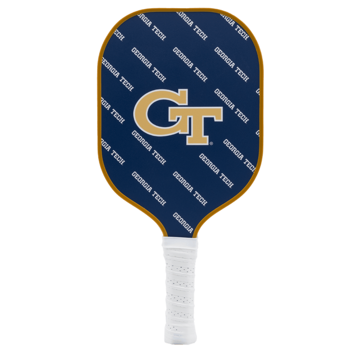Georgia Tech Yellow Jackets Pickleball Paddle | Carbon Fiber Face | 12mm Core - Club Rehab