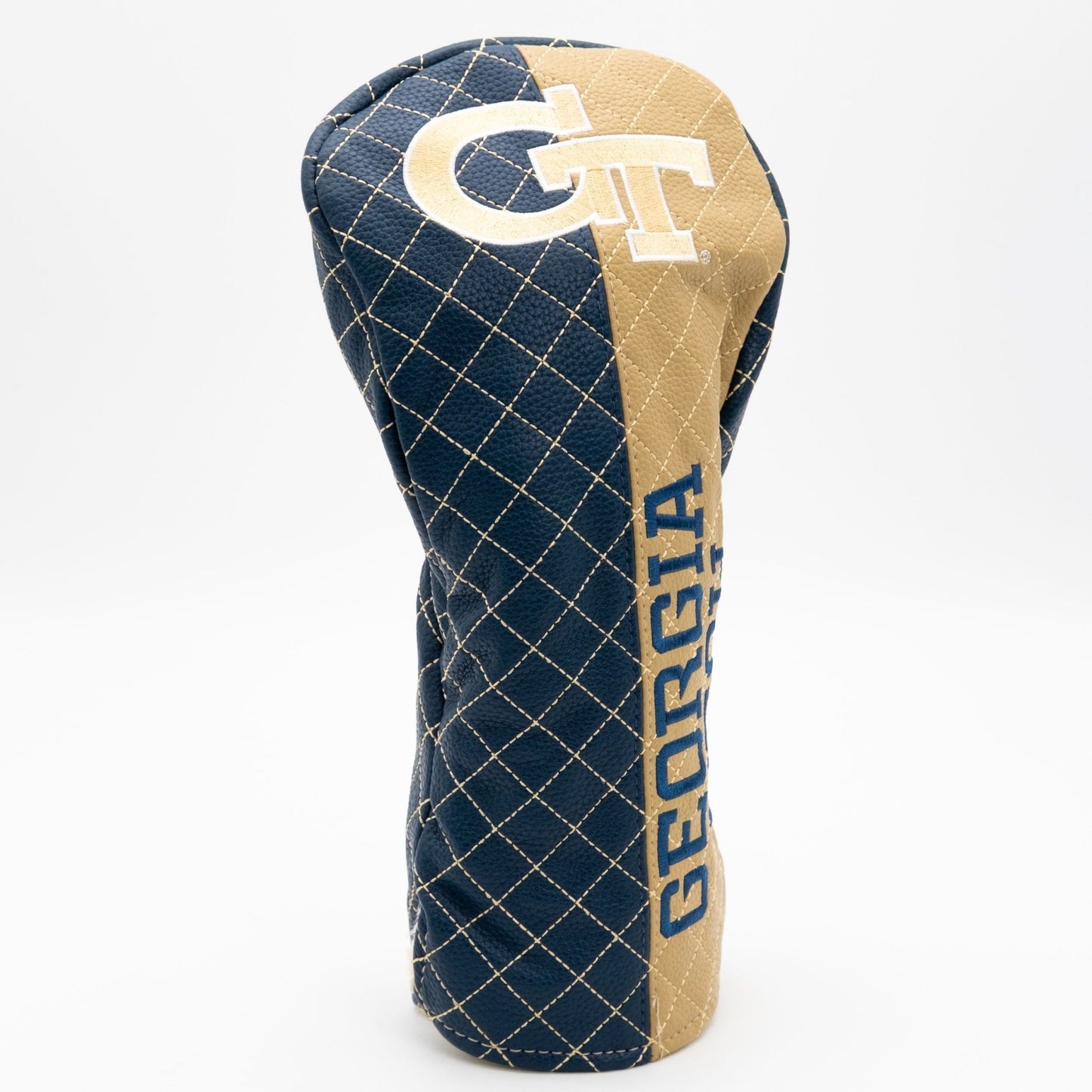 Georgia Tech Yellow Jackets Quilted Headcovers – Ramblin’ Wreck Collection - Driver Split - Club Rehab