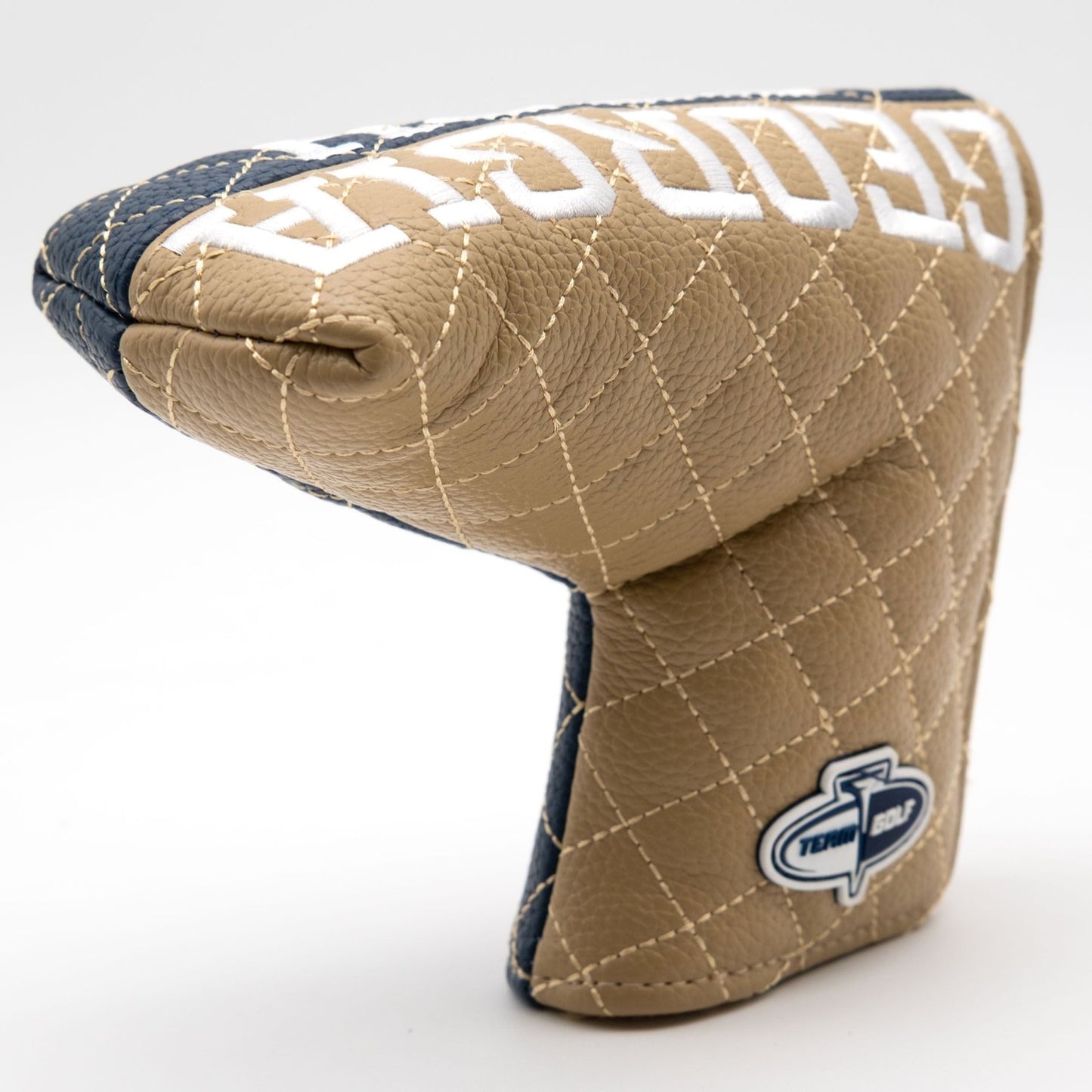 Georgia Tech Yellow Jackets Quilted Headcovers – Ramblin’ Wreck Collection - Blade Putter Split - Club Rehab