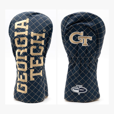 Georgia Tech Yellow Jackets – Gesteppte Driver-Schlägerhaube