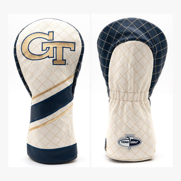 Georgia Tech Yellow Jackets Striped Quilted Driver Headcover