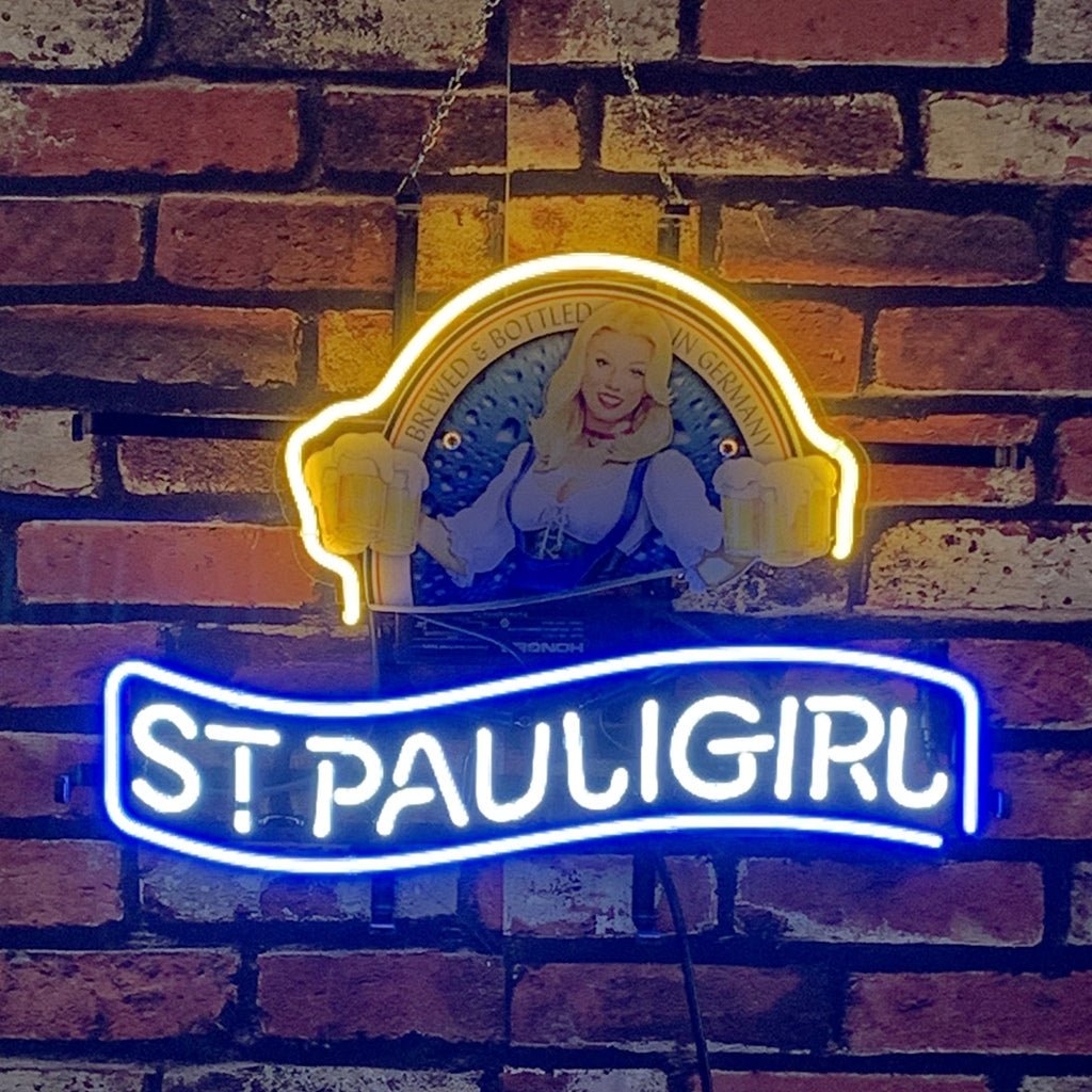 Germany St Pauli Girl Beer Neon Signs - Club Rehab