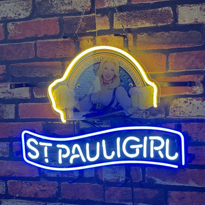 Germany St Pauli Girl Beer Neon Signs - Club Rehab