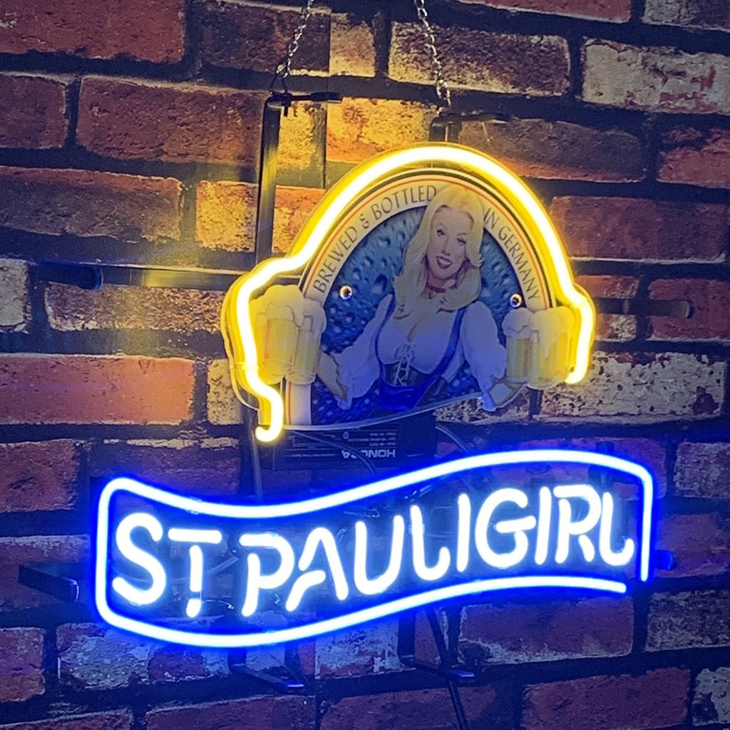 Germany St Pauli Girl Beer Neon Signs - Club Rehab