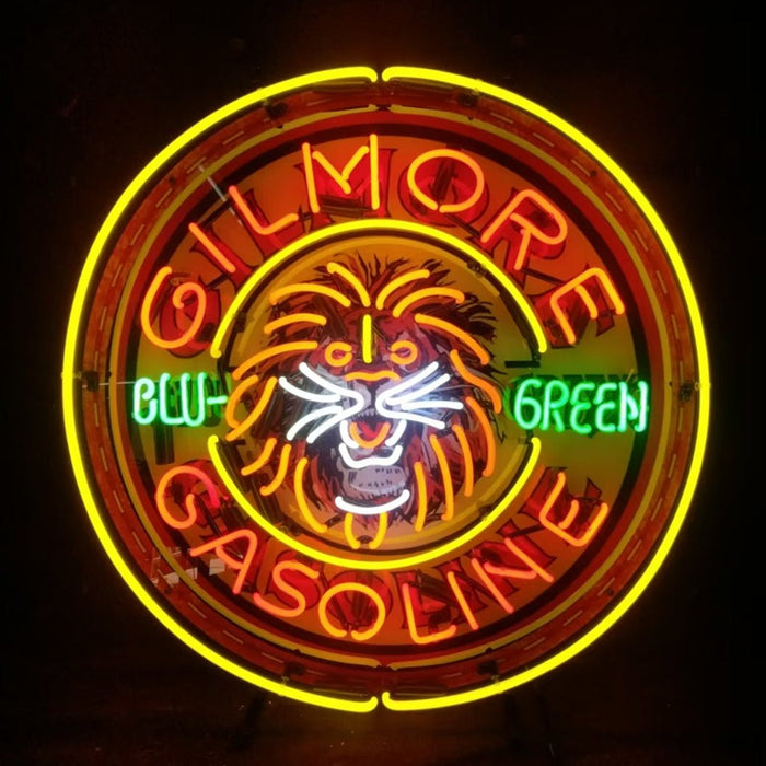 Gilmore Gasoline Blu Green Neon Signs Light - Club Rehab