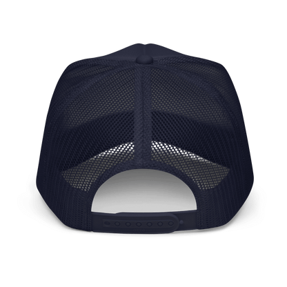 Girls Are Players, Too Embroidered Golf Trucker Hat - Navy - Club Rehab