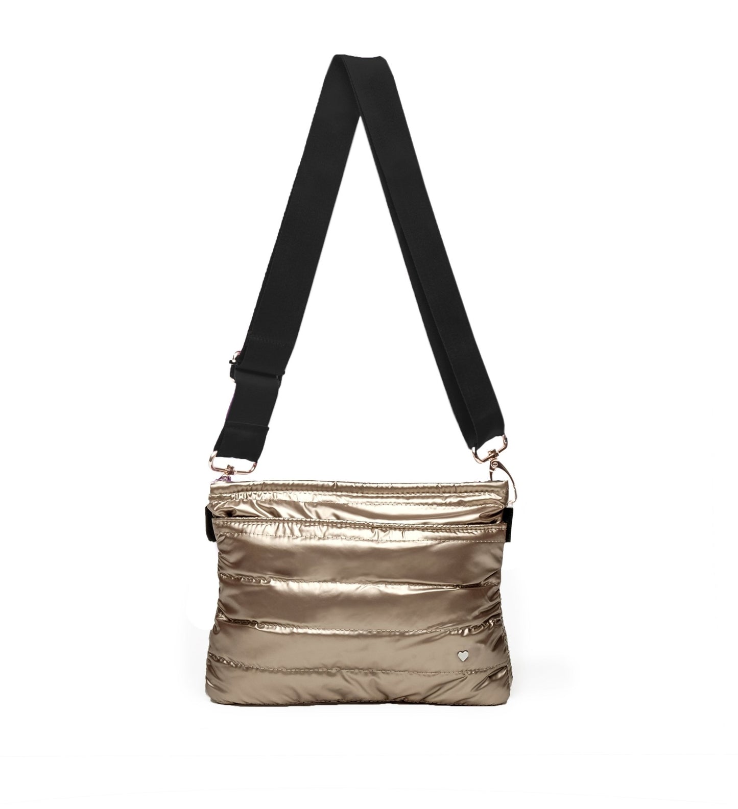 Gold Padded Crossbody Belt Bag - Club Rehab