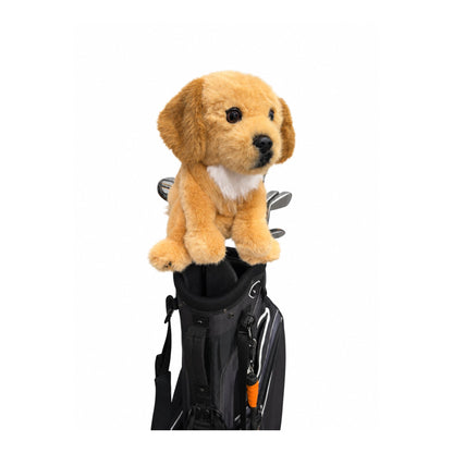 Golden Dog driver headcover, in bag front view