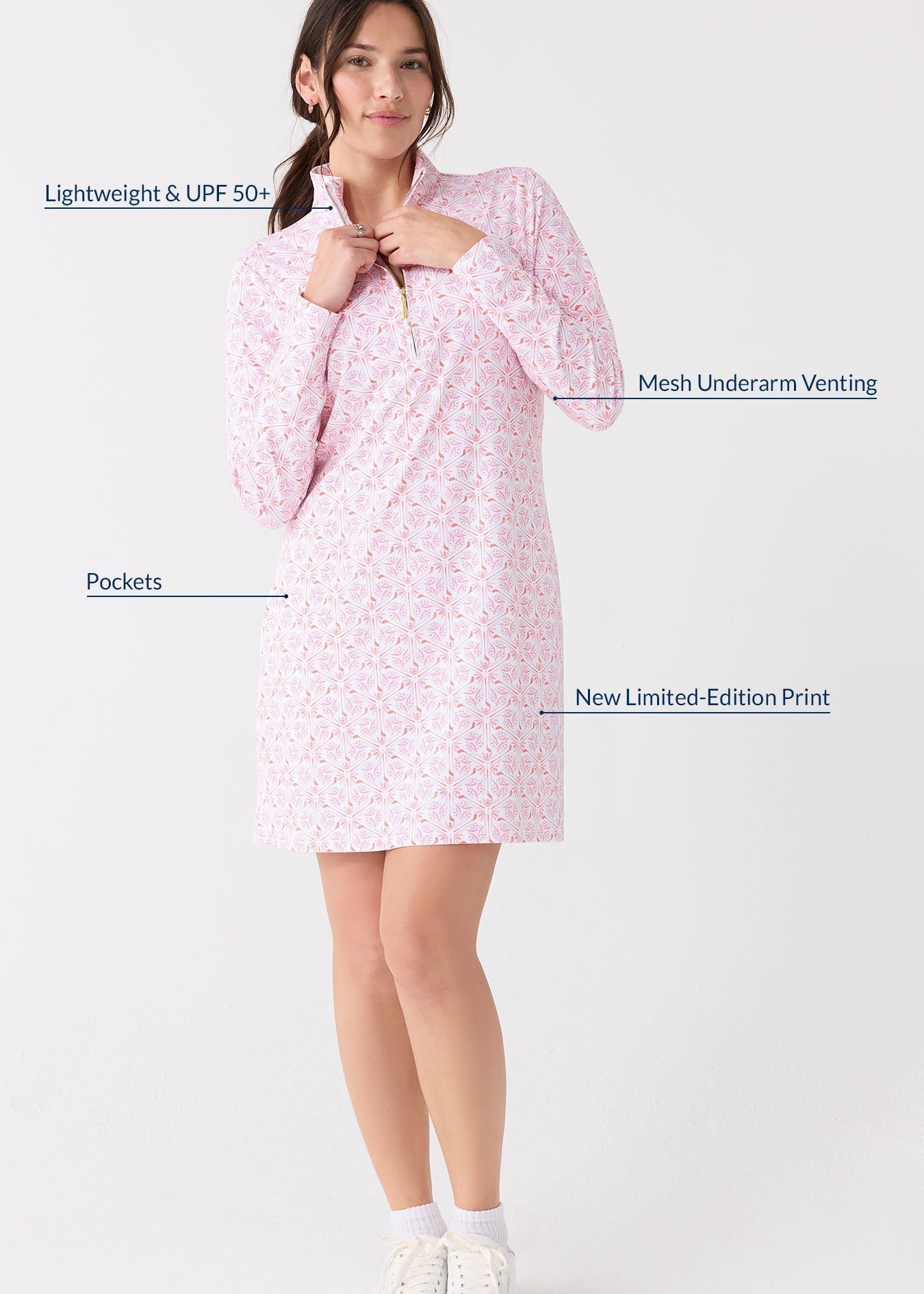 Golf 1/4 Zip Sport Dress - XS - Club Rehab