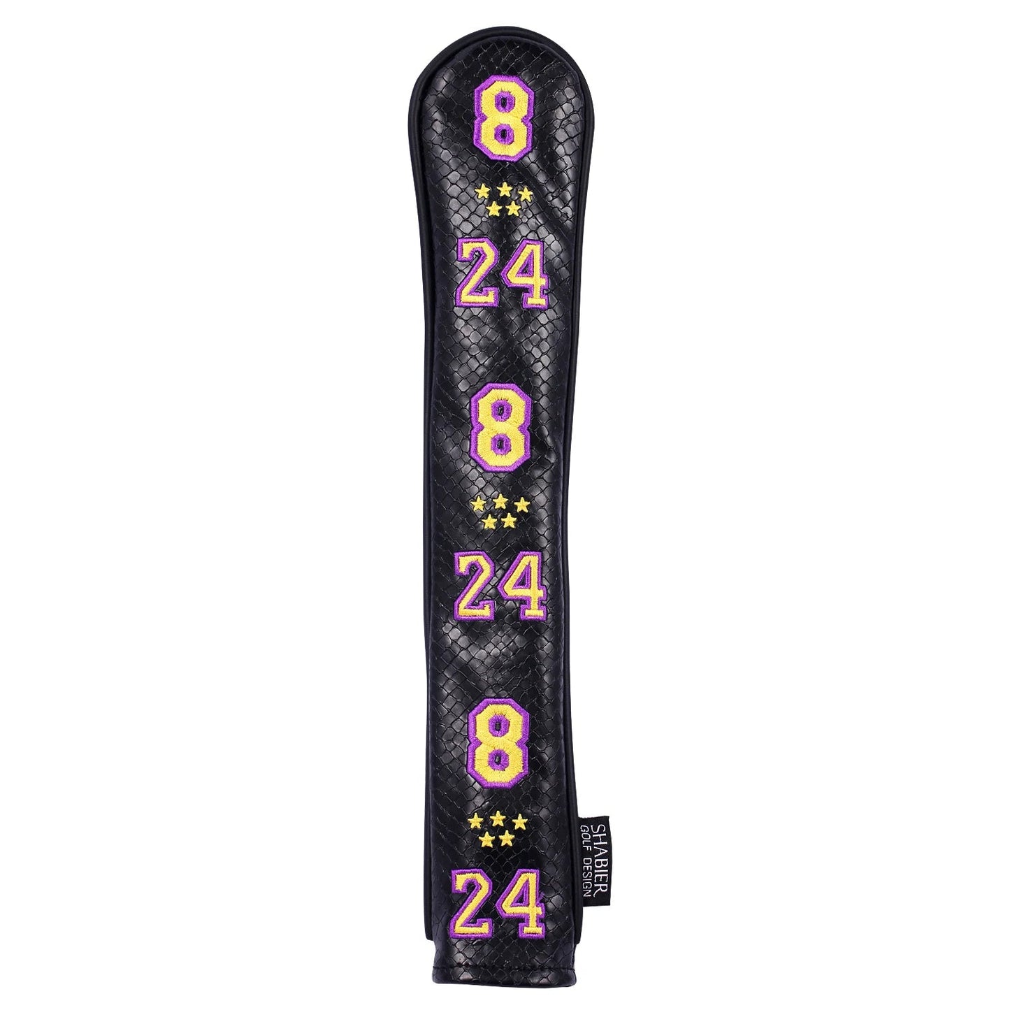 Golf Alignment Stick Cover PU Leather - Black Mamba Tribute - Club Rehab