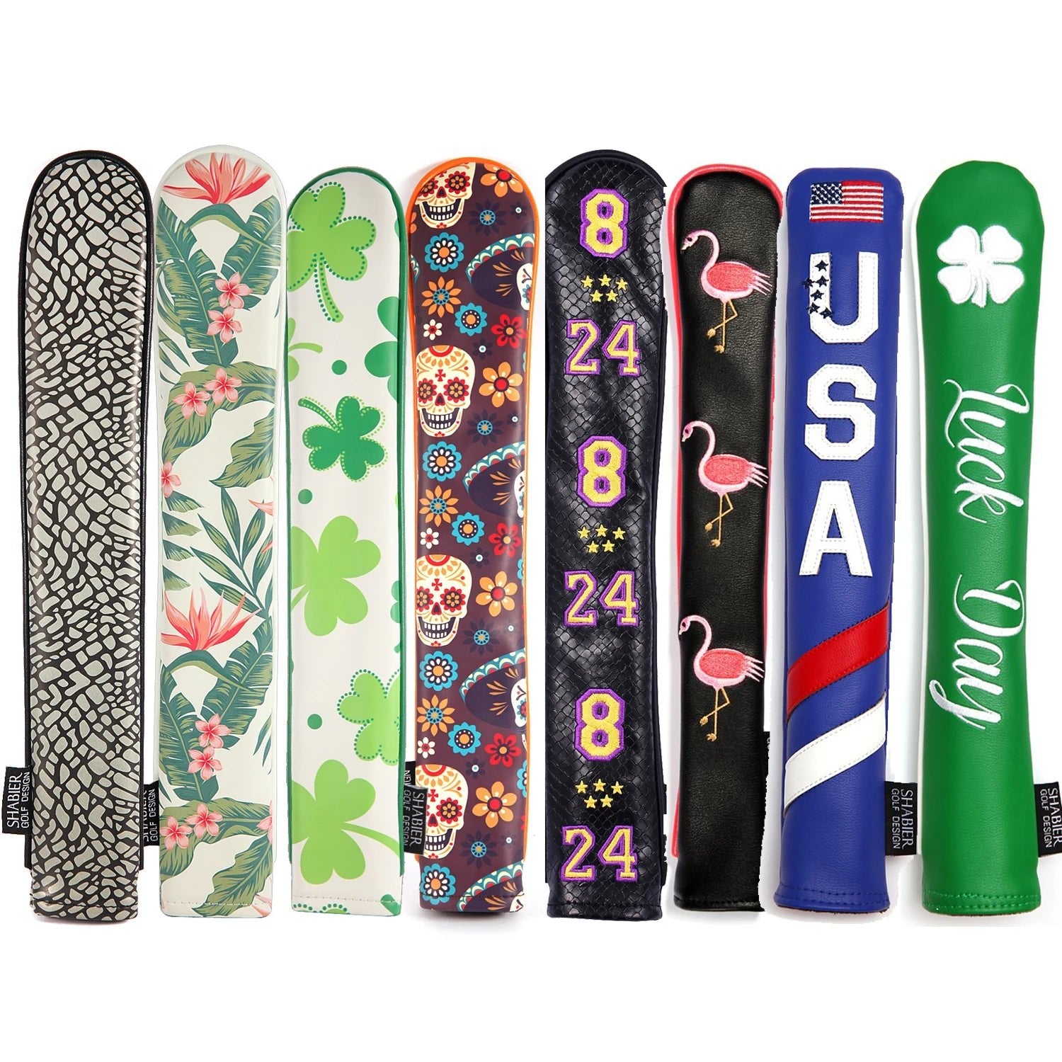 Golf Alignment Stick Cover PU Leather - The GOAT 23 - Club Rehab