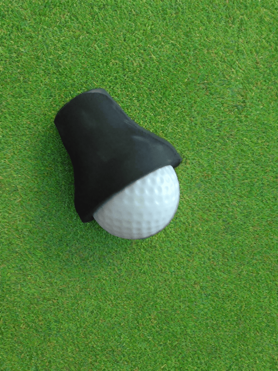 Demeras Raccolta Palline Da Golf Con Ventosa – Picker In Silicone E Lega – Si Avvita All'Impugnatura – Antichina, Leggero (Nero) - 2