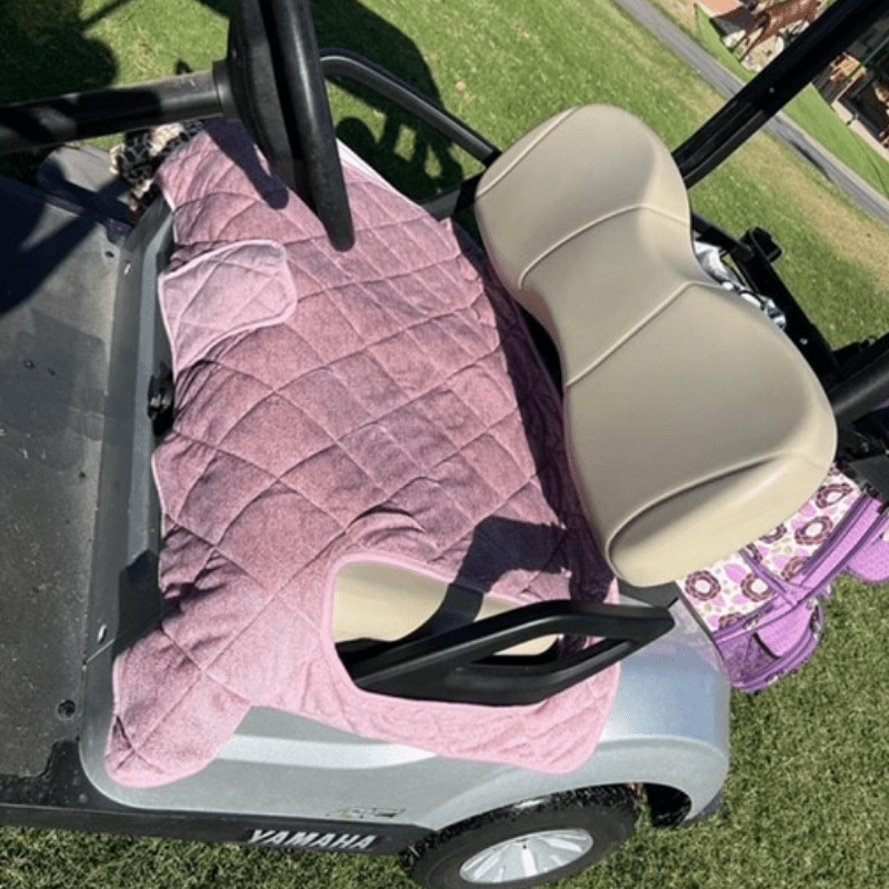 Golf Cart Seat Covers - Khaki - Club Rehab