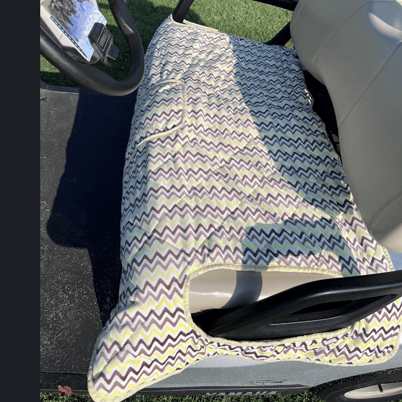 Golf Cart Seat Covers - Khaki - Club Rehab