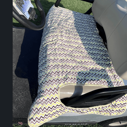 Golf Cart Seat Covers - Khaki - Club Rehab