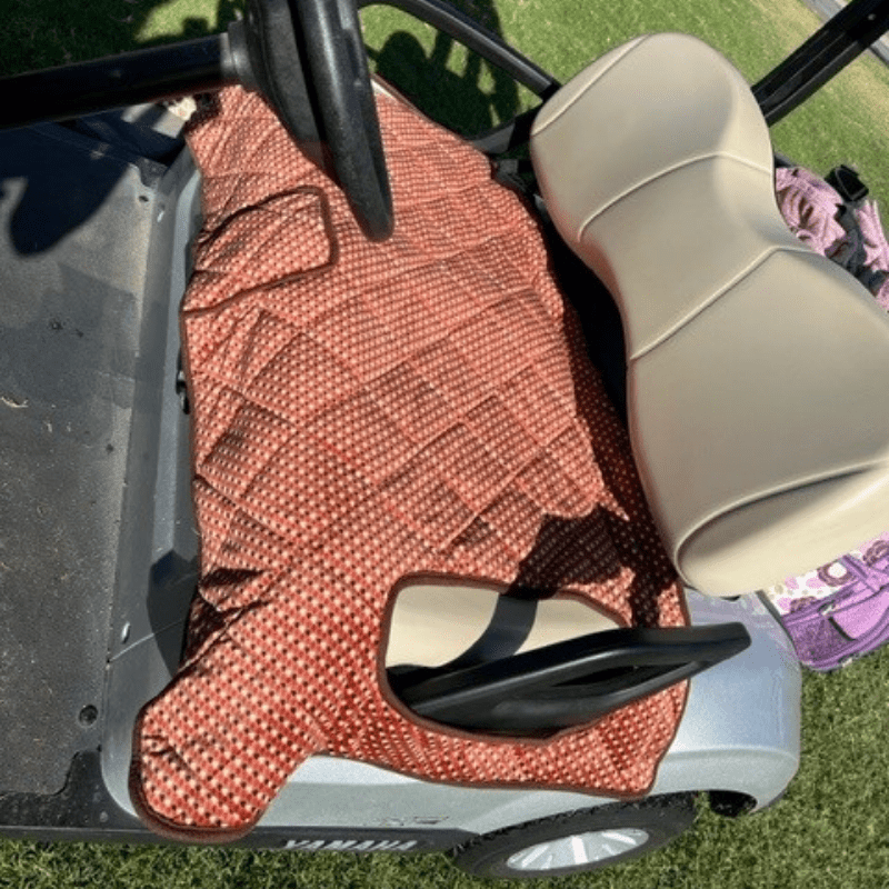 Golf Cart Seat Covers - Khaki - Club Rehab