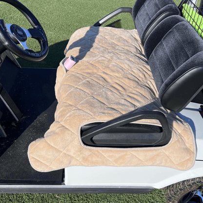 Golf Cart Seat Covers - Khaki - Club Rehab