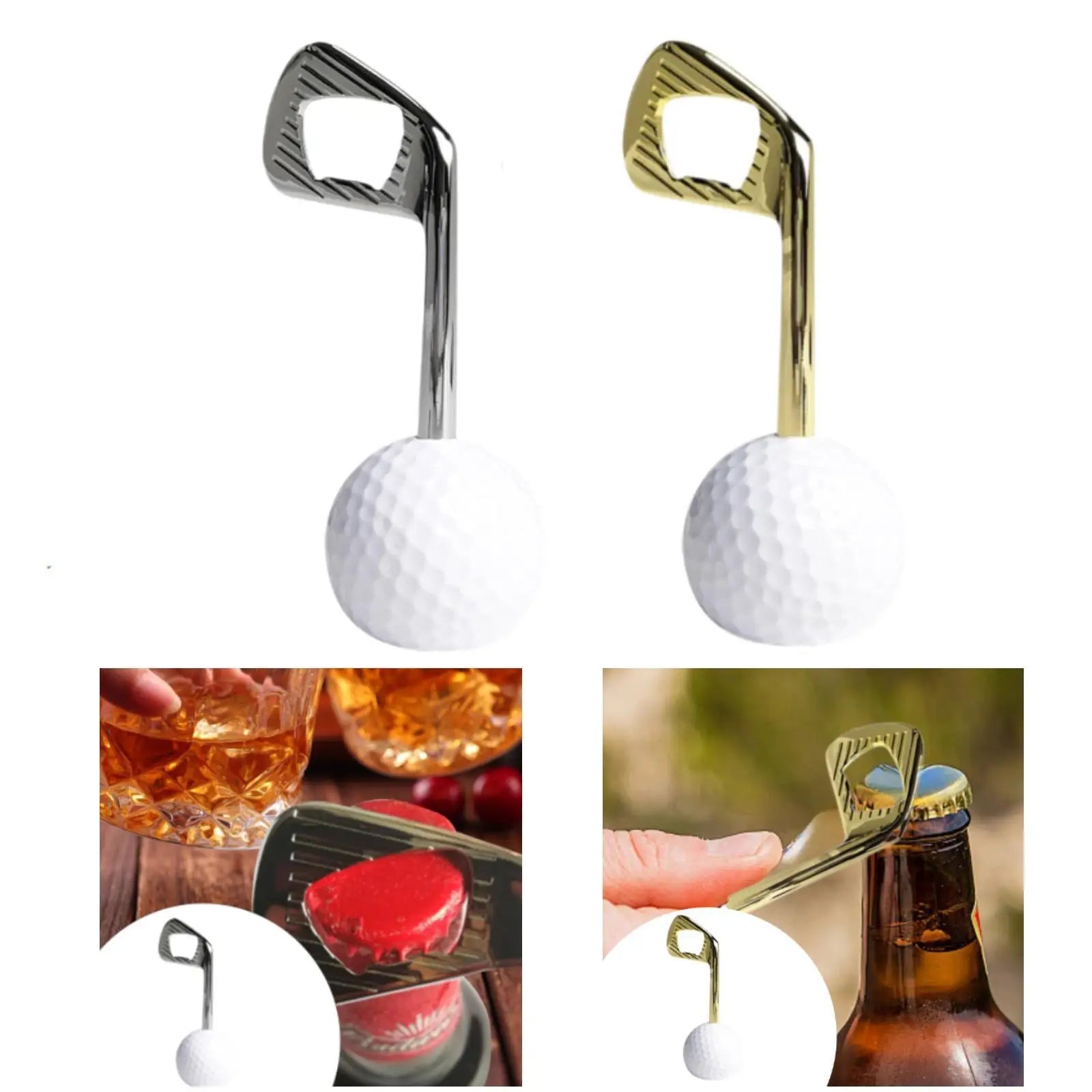Golf Club Bottle Opener - Silver - Club Rehab