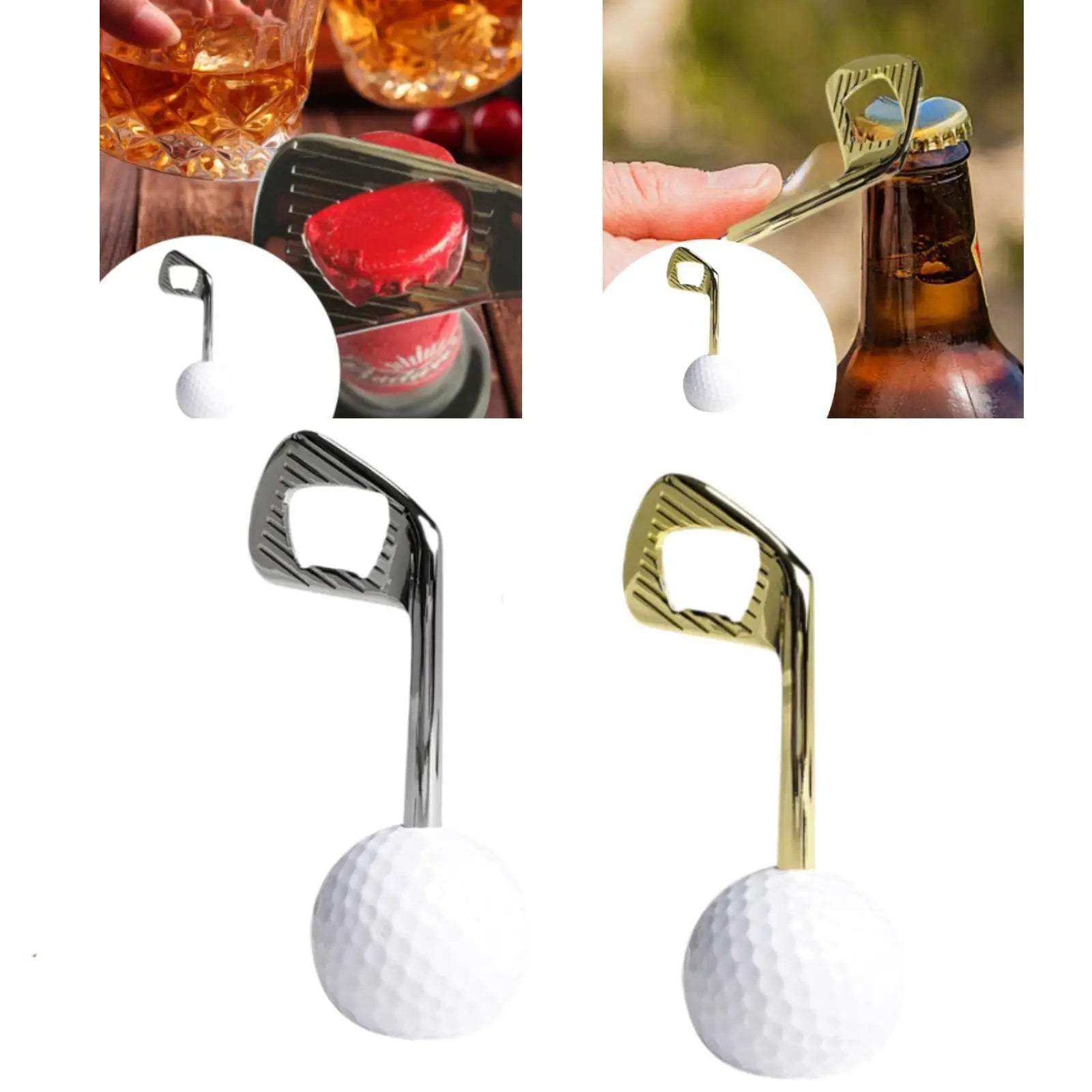 Golf Club Bottle Opener - Silver - Club Rehab