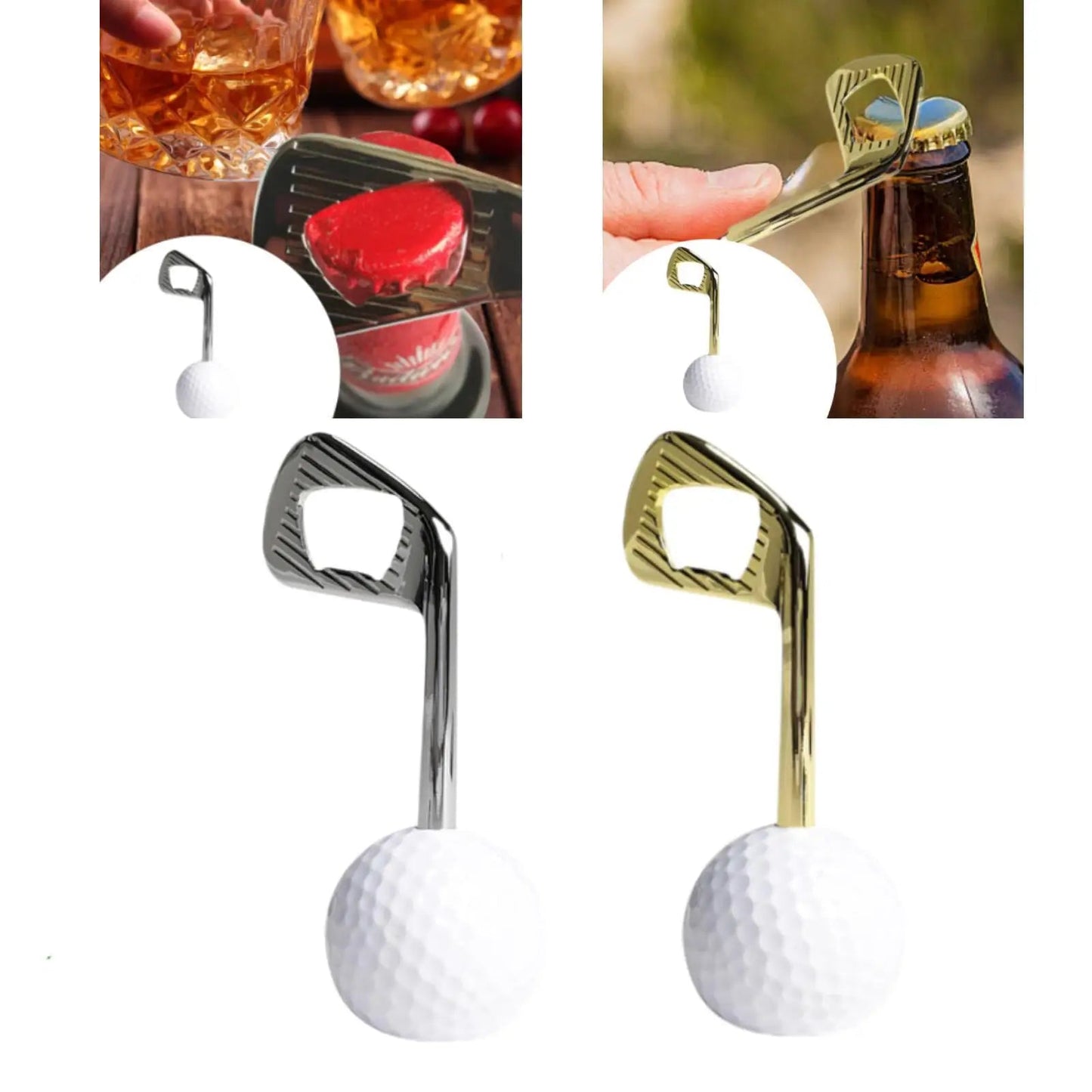 Golf Club Bottle Opener - Silver - Club Rehab
