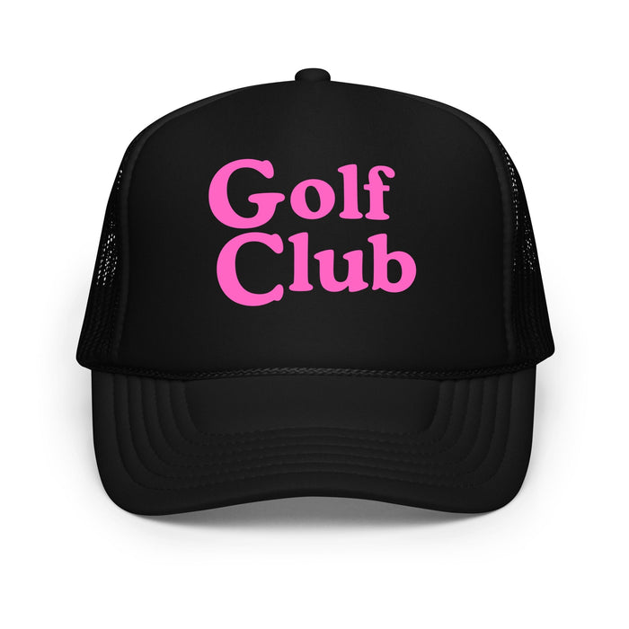 "Golf Club" Trucker Hat - Black - Club Rehab