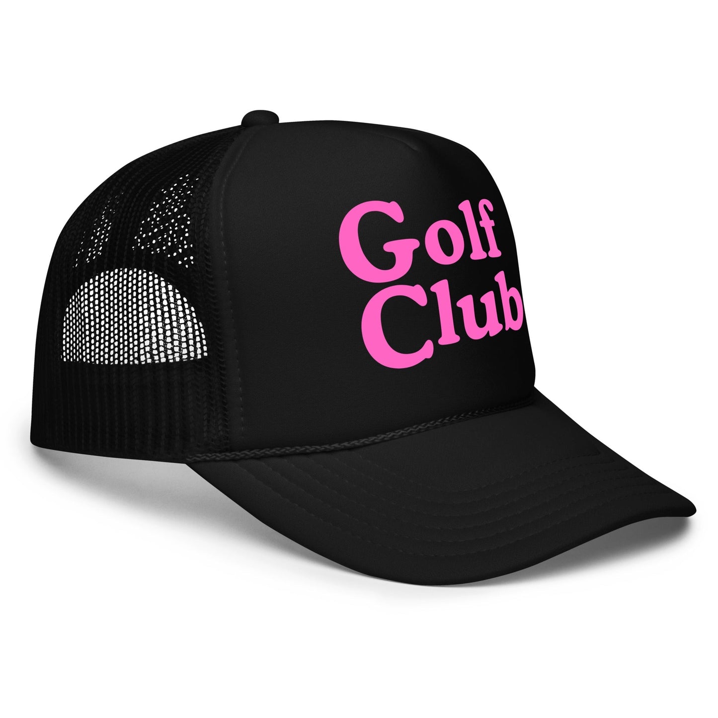 "Golf Club" Trucker Hat - Black - Club Rehab