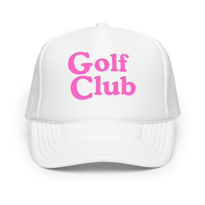 "Golf Club" Trucker Hat - White - Club Rehab