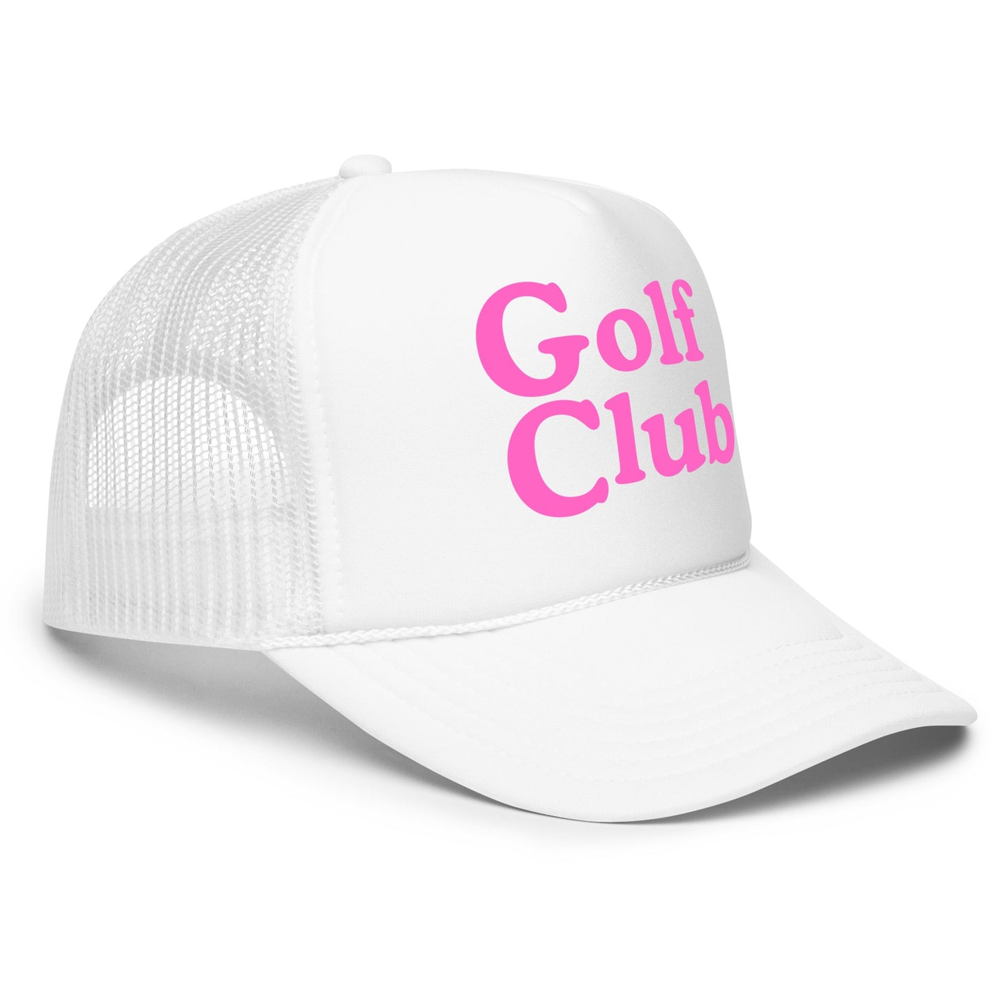 "Golf Club" Trucker Hat - White - Club Rehab