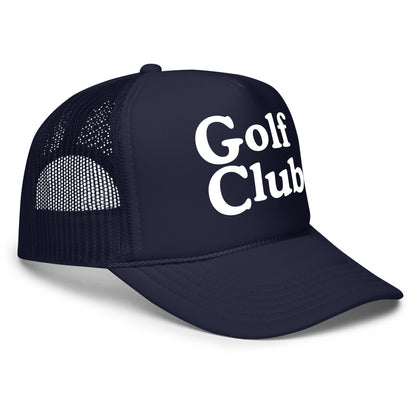 Golf Club Trucker Hat - Black - Club Rehab