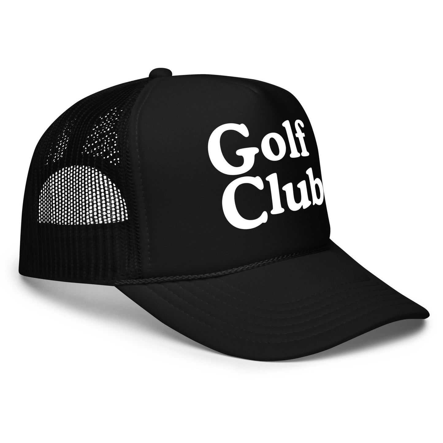 Golf Club Trucker Hat - Black - Club Rehab