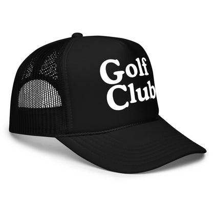 Golf Club Trucker Hat - Black - Club Rehab