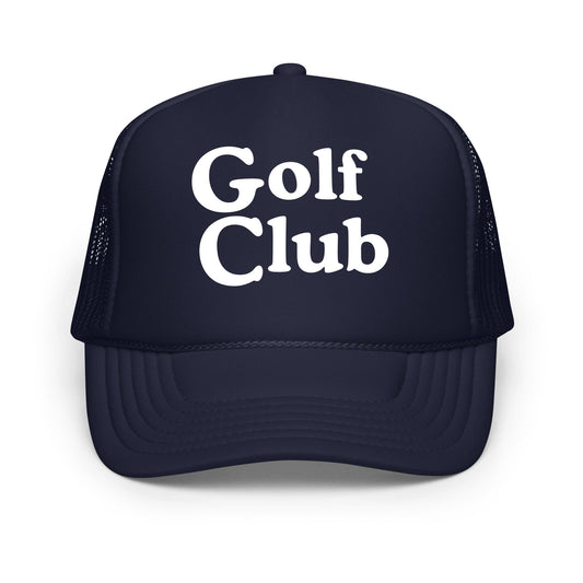 Golf Club Trucker Hat - Navy - Club Rehab