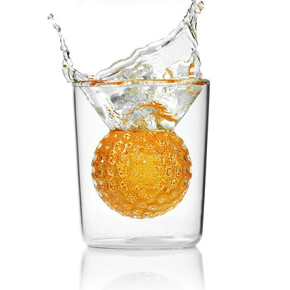 Golf Decanter Whiskey Set with Golf Ball Shot Glasses - Club Rehab