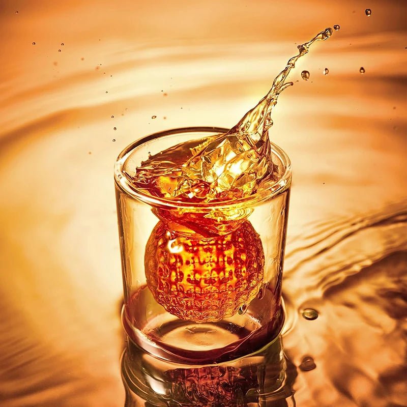 Golf Decanter Whiskey Set with Golf Ball Shot Glasses - Club Rehab