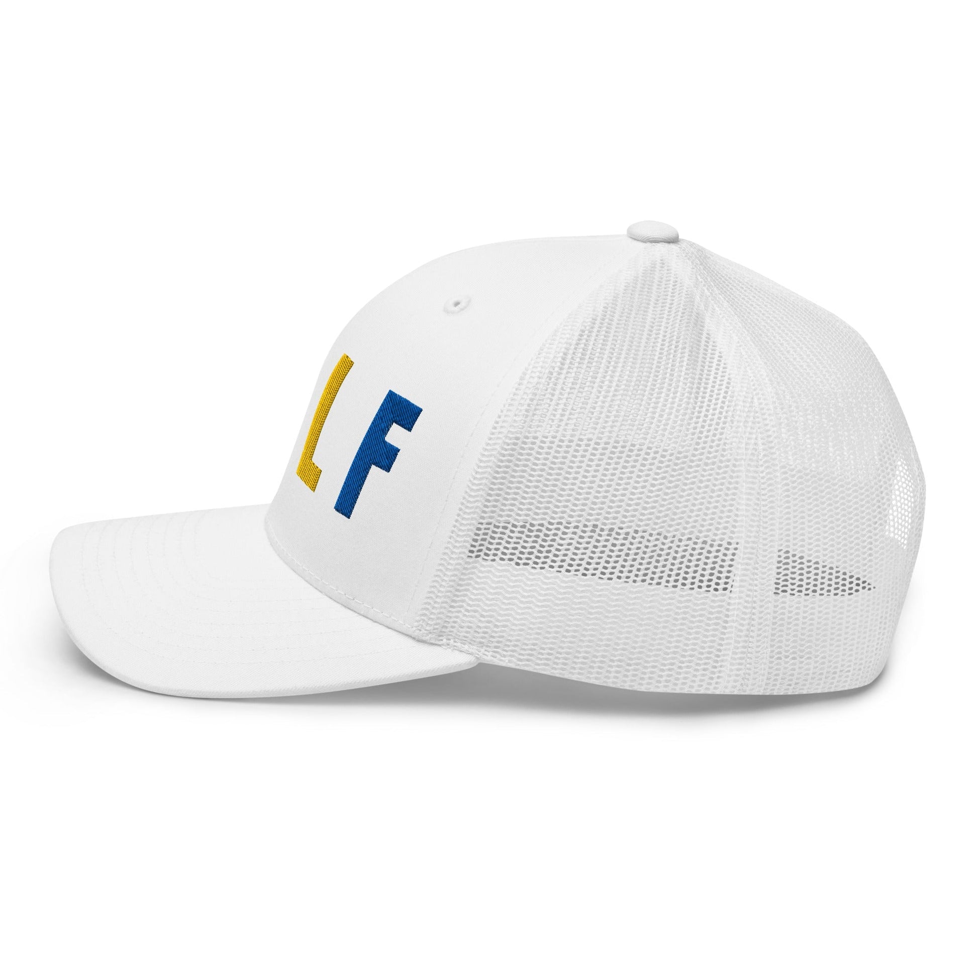 GOLF Embroidered Trucker Hat for Women - Birdie Pop Collection - White - Club Rehab