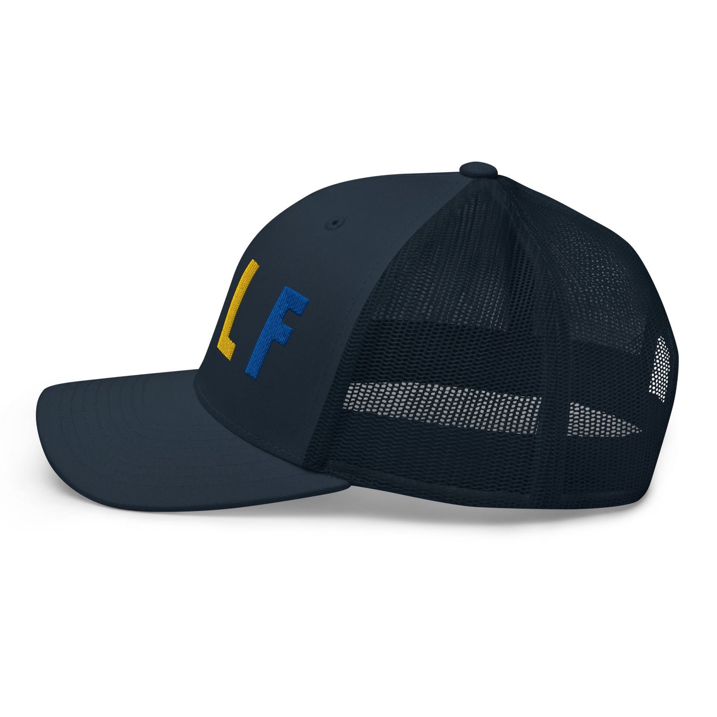 GOLF Embroidered Trucker Hat for Women - Birdie Pop Collection - Navy - Club Rehab