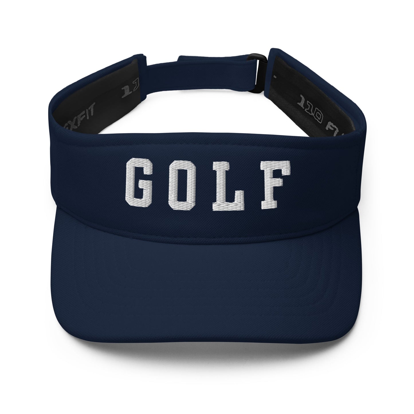 GOLF Embroidered Visor for Women - Navy - Club Rehab