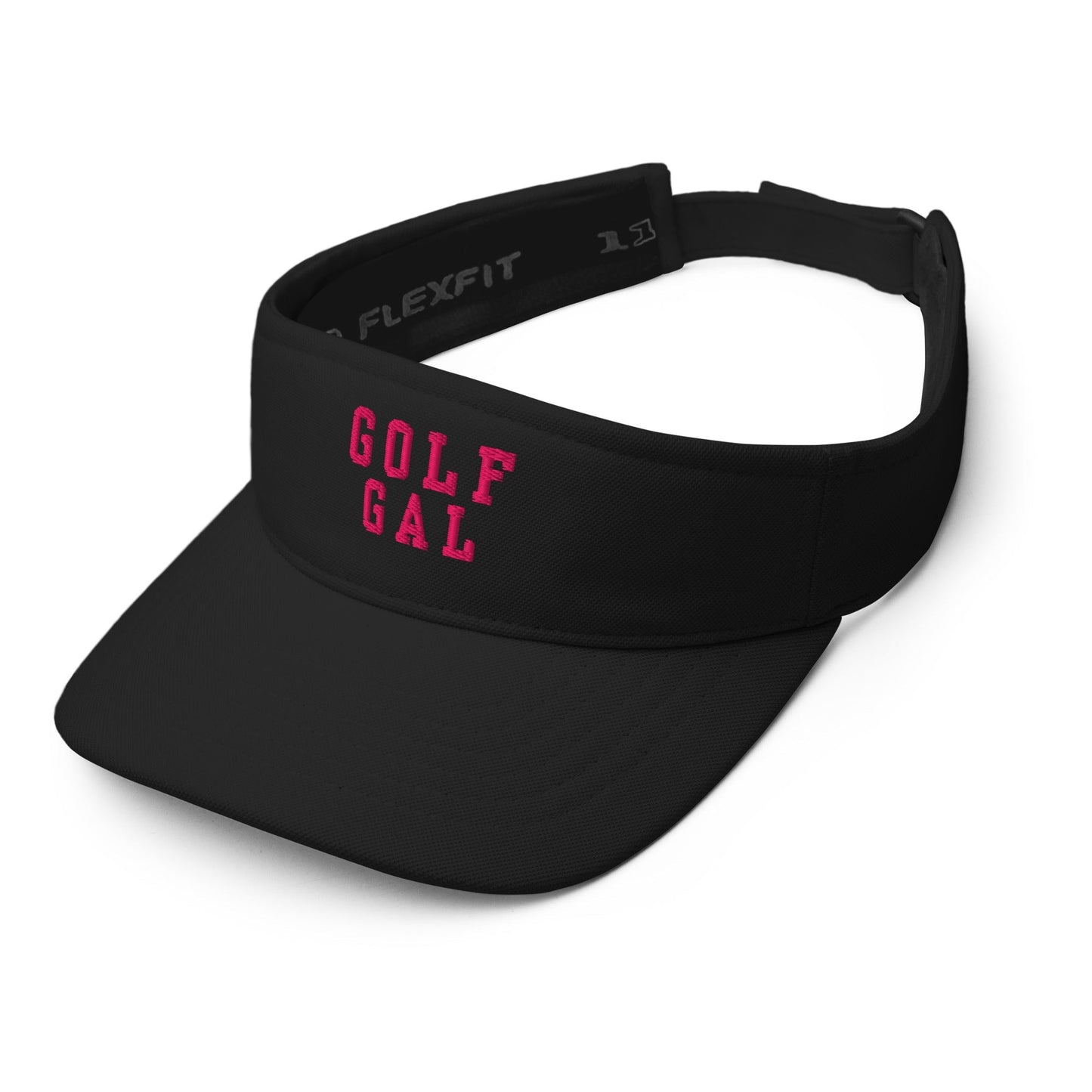 Golf Gal Embroidered Golf Visor for Women - Black - Club Rehab