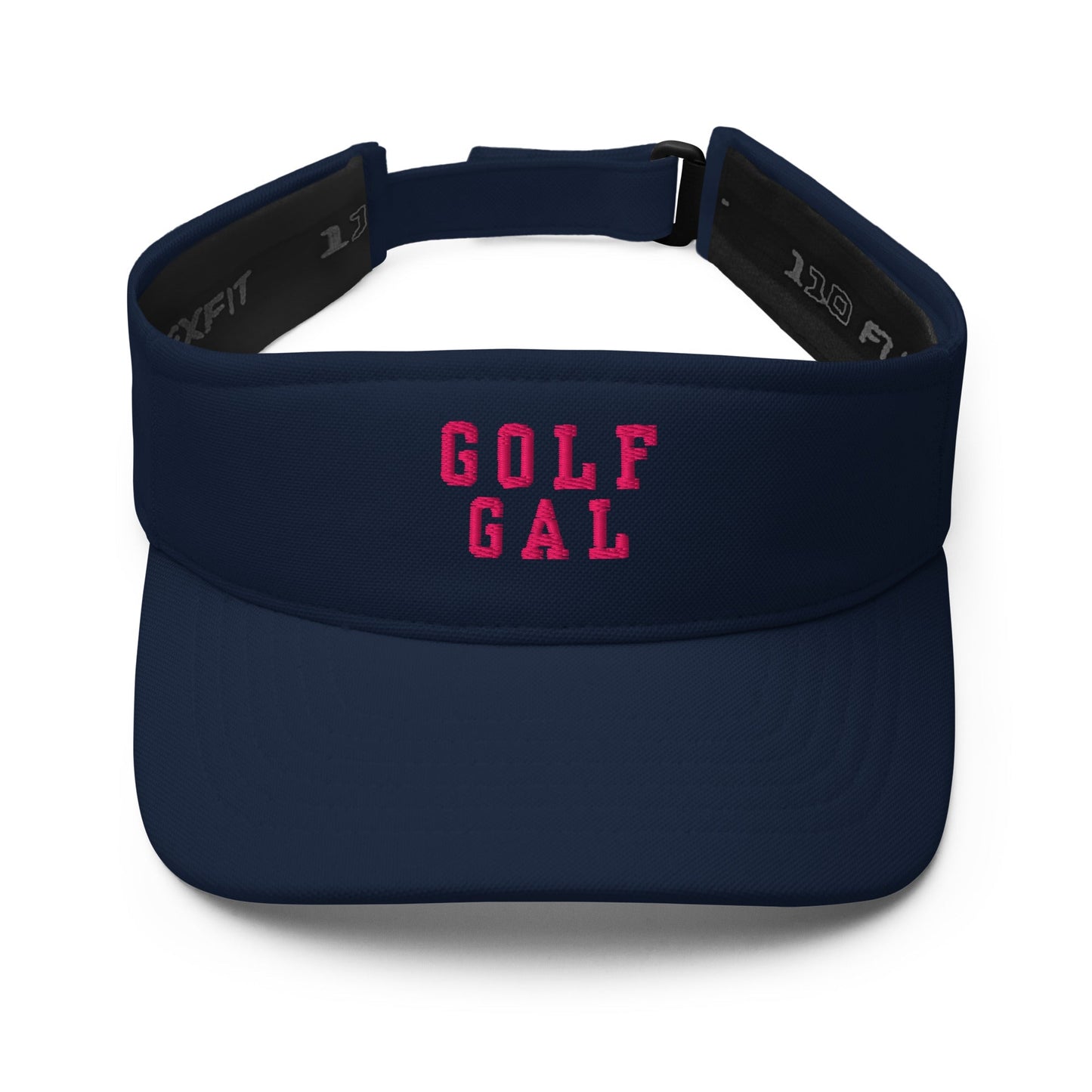 Golf Gal Embroidered Golf Visor for Women - Navy - Club Rehab