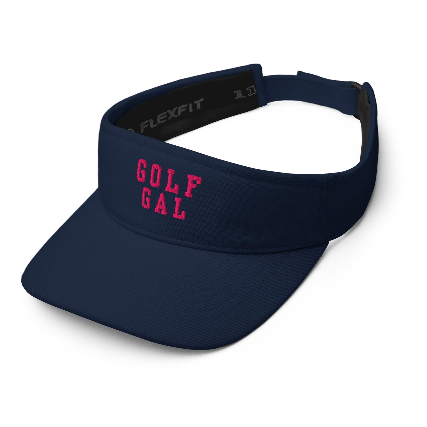 Golf Gal Embroidered Golf Visor for Women - Navy - Club Rehab