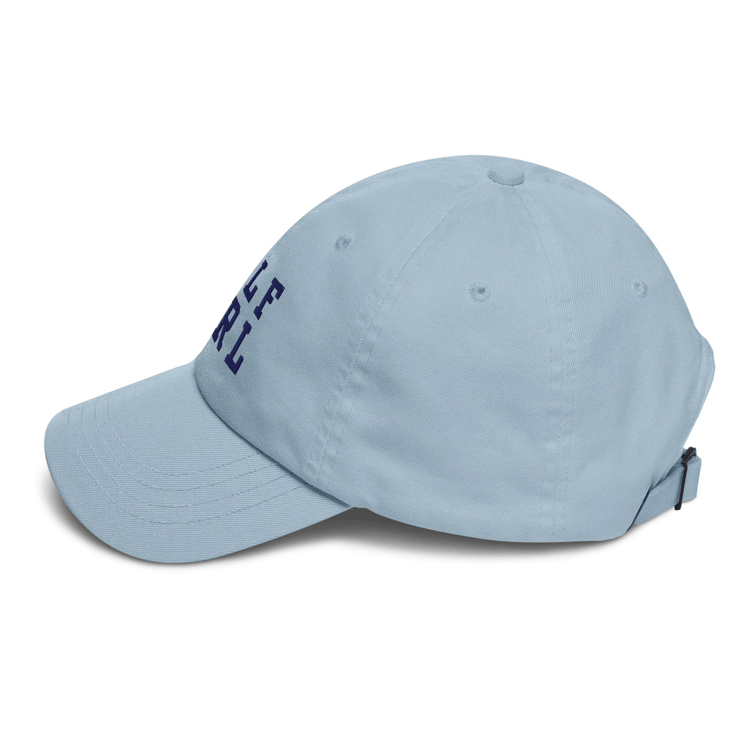 GOLF GIRL Embroidered Dad Hat - Light Blue - Club Rehab