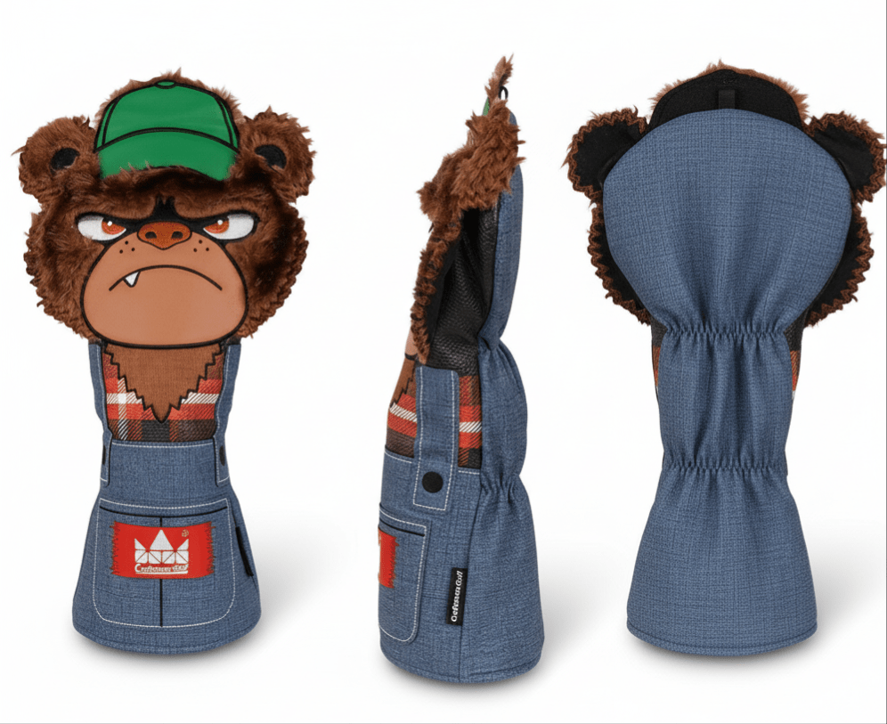 Golf Grizzly Grind Driver Headcover - Club Rehab