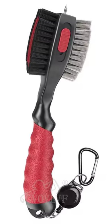 Golf Guardian 3 - in - 1 Golf Club Cleaner - Club Rehab - Golf BrushRedGolf Guardian 3 - in - 1 Golf Club Cleaner