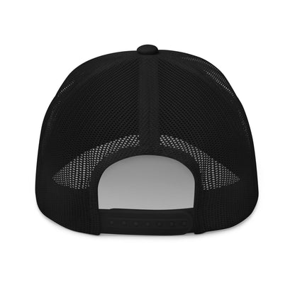 Golf Hub Trucker Hat - Black/ White - Club Rehab