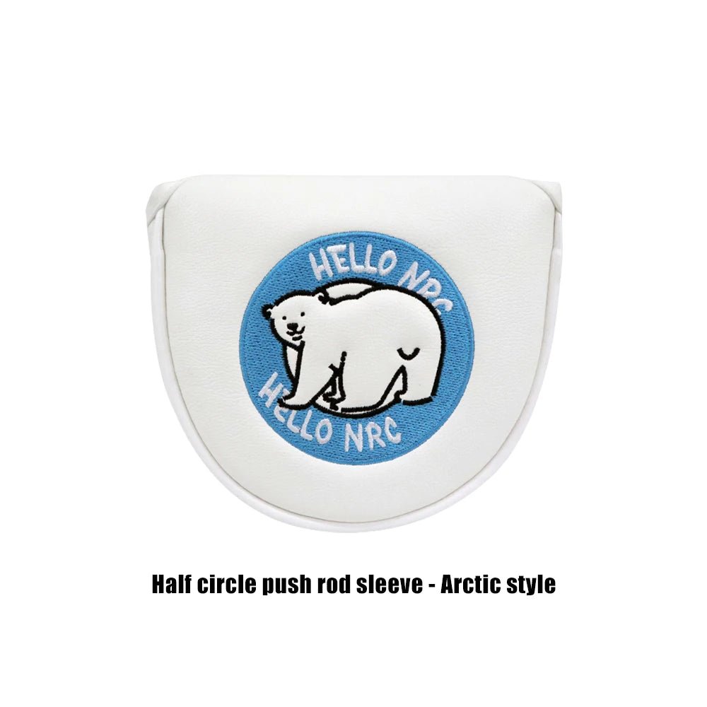 Golf Mallet Putter Covers Magnetic - Polar Bear - Club Rehab