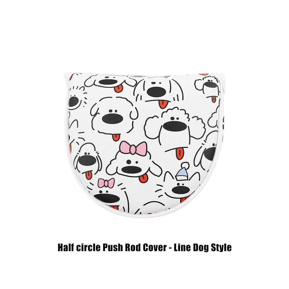 Golf Mallet Putter Covers Magnetic - Line Dog - Club Rehab